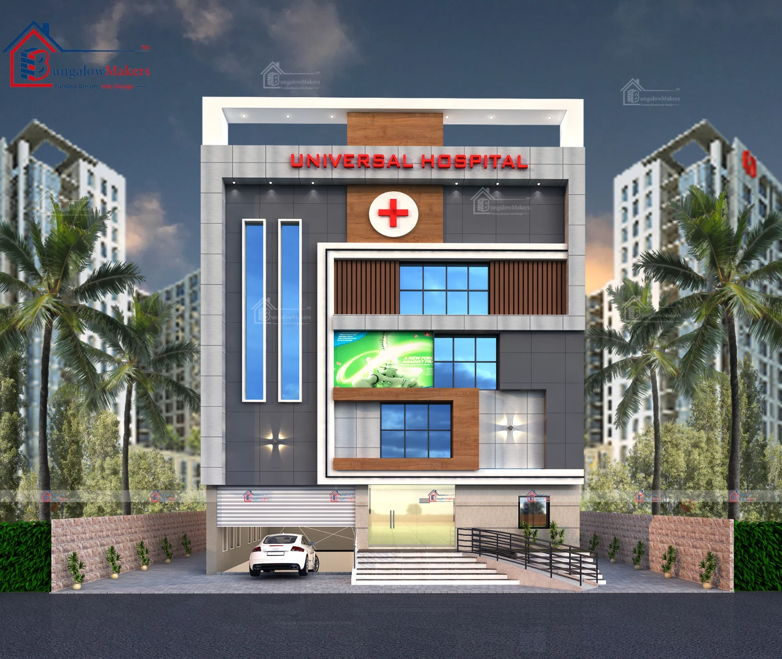 Hospital Elevation Design