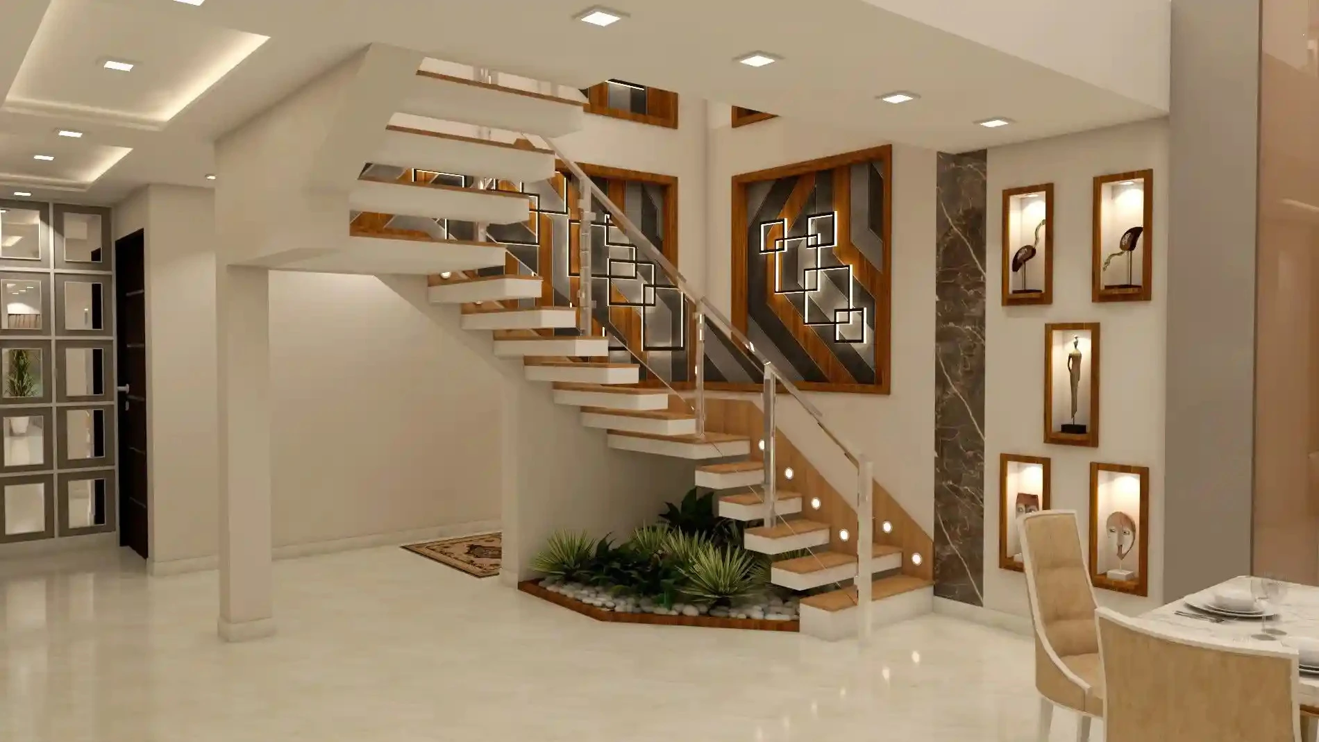 Staircase Area Interior Designs